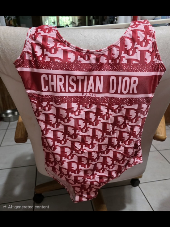 Other - Pink & Red Logo One-Piece Swimsuit